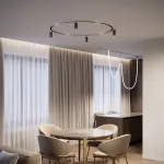 Трековый поворотный светильник для радиусного шинопровода Elektrostandard slim magnetic a066517 от ImperiumLoft