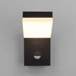 Уличный настенный светильник с датчиком движения Elektrostandard Sensor 1541 TECHNO LED
