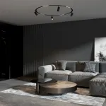Трековый поворотный светильник для радиусного шинопровода Elektrostandard slim magnetic a066516