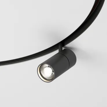 Трековый поворотный светильник для радиусного шинопровода Elektrostandard slim magnetic a066516