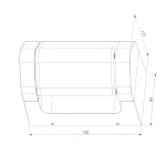 Уличный настенный светильник Elektrostandard DORS 35163/D