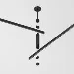 Декоративная стойка двойная Elektrostandard esthetic magnetic a065436