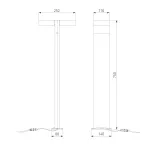 Ландшафтный светильник Elektrostandard Twin 35170/F