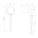 Ландшафтный светильник Elektrostandard Landscape IP54 043 FL LED