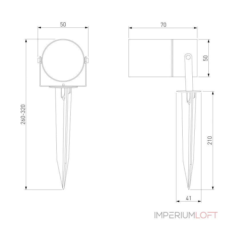 Ландшафтный светильник Elektrostandard Landscape IP54 043 FL LED Ландшафтный светильник Elektrostandard Landscape IP54 043 FL LED