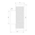 Настенный светильник Elektrostandard Spike GU10 серебро MRL 1014