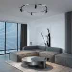 Трековый поворотный светильник для радиусного шинопровода Elektrostandard slim magnetic a066515