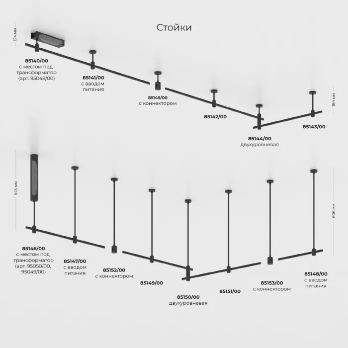 Декоративная стойка Elektrostandard esthetic magnetic a065435 от ImperiumLoft