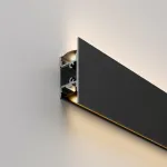Накладной алюминиевый профиль черный/черный для светодиодной ленты Elektrostandard ll-2-alp022 a066621