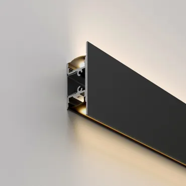 Накладной алюминиевый профиль черный/черный для светодиодной ленты Elektrostandard ll-2-alp022 a066621 Накладной алюминиевый профиль черный/черный для светодиодной ленты Elektrostandard ll-2-alp022 a066621