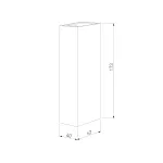 Уличный настенный светильник Elektrostandard Blaze 35136/W
