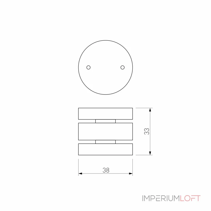 Коннектор круглый шарнирный для накладного шинопровода чёрный Elektrostandard slim magnetic a063966