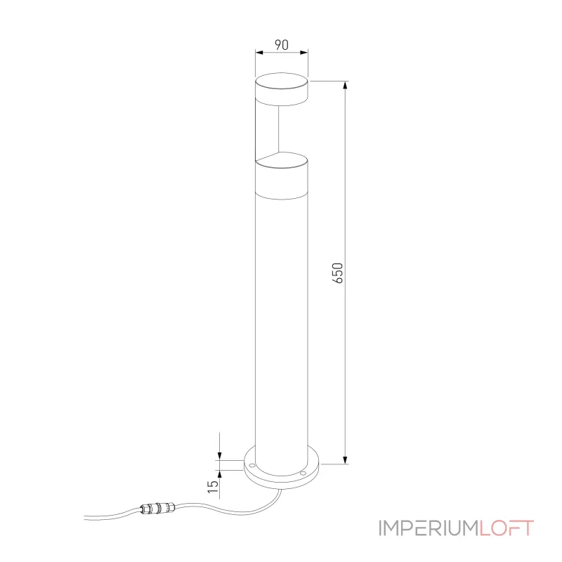 Ландшафтный светильник Elektrostandard Nimbus 35126/F