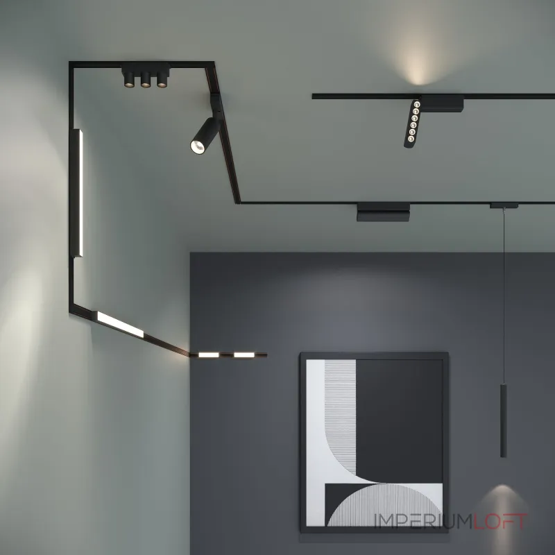 Трековый поворотный светильник Elektrostandard flat magnetic a063696 Трековый поворотный светильник Elektrostandard flat magnetic a063696