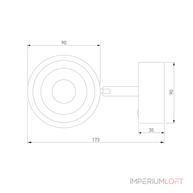 Настенный светильник Elektrostandard Oriol MRL LED 1018