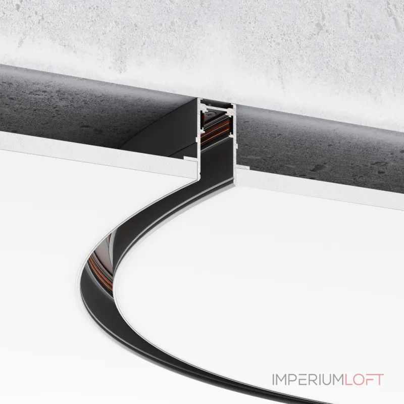Встраиваемый радиусный шинопровод Elektrostandard slim magnetic a066494