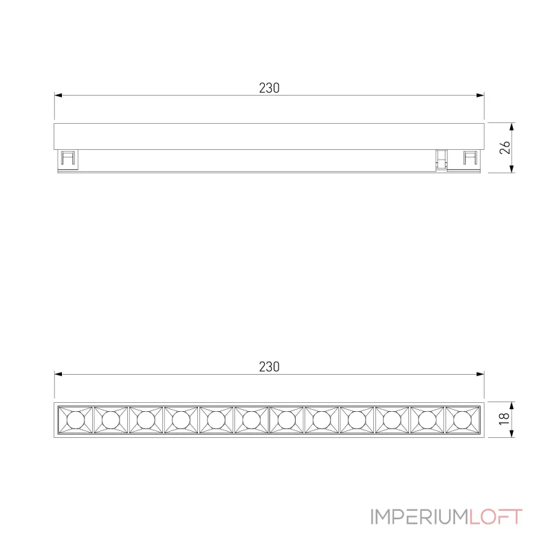 Трековый светильник Elektrostandard Line Magnetic 85528/01 Трековый светильник Elektrostandard Line Magnetic 85528/01