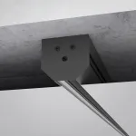 Шинопровод в натяжной потолок с декоративными вставками черный 2м Elektrostandard slim magnetic a067412 от ImperiumLoft