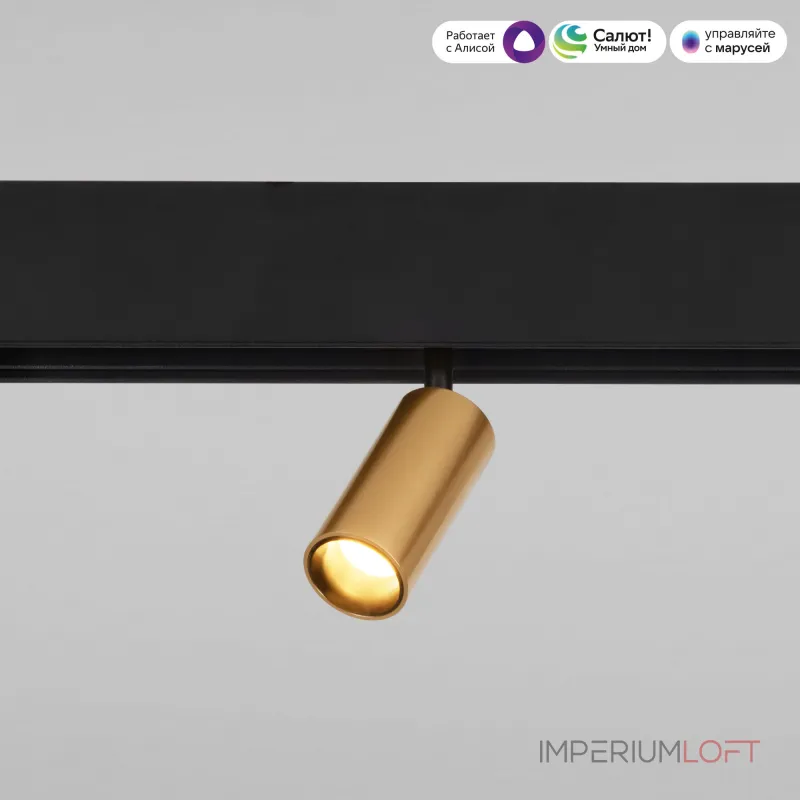 Умный трековый поворотный светильник Elektrostandard slim magnetic a063531