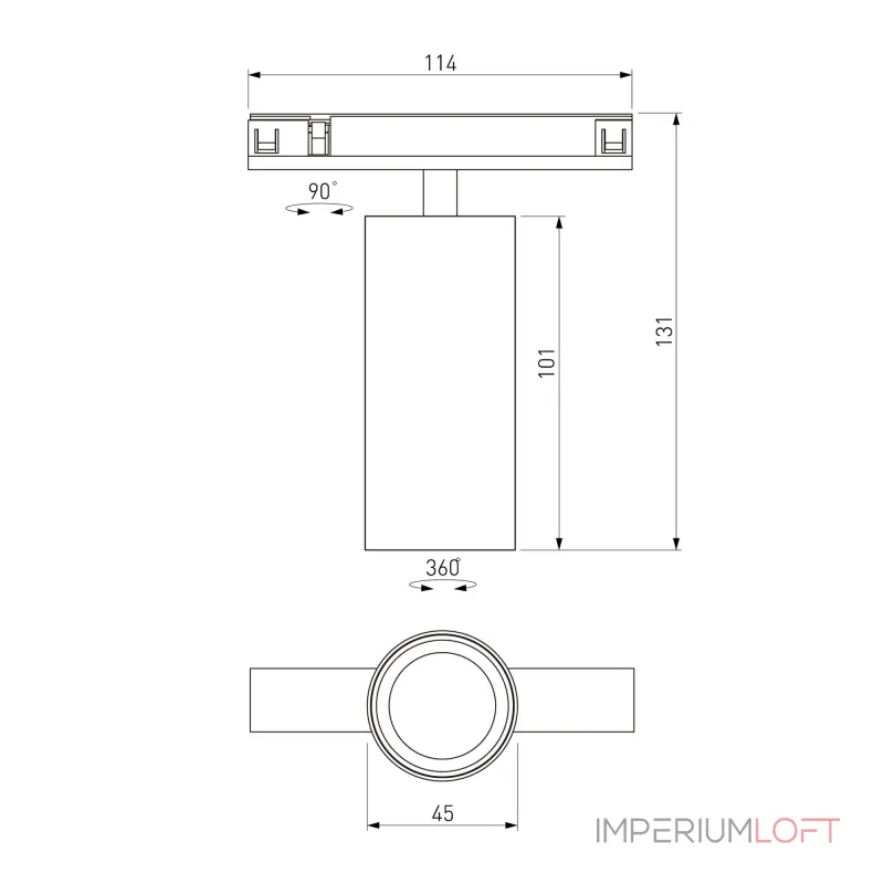 Трековый светильник Elektrostandard Line Magnetic 85525/01 Трековый светильник Elektrostandard Line Magnetic 85525/01