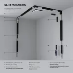 Встраиваемый шинопровод ГКЛ 12,5мм Elektrostandard Slim Magnetic a067494