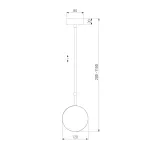 Подвесной светильник Elektrostandard Grollo 50120/1