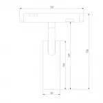 Умный трековый поворотный светильник Elektrostandard slim magnetic a063530