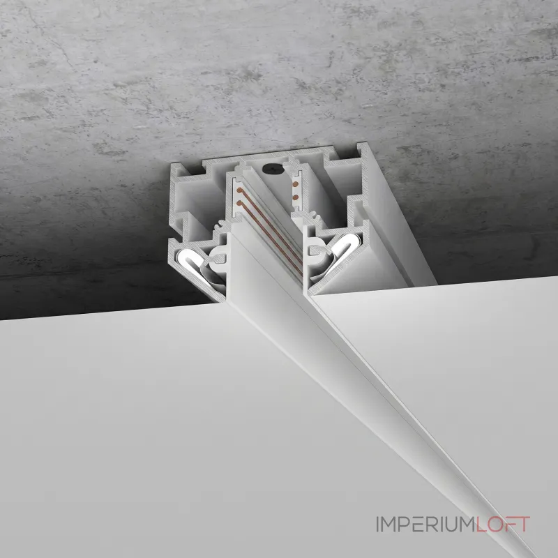 Шинопровод в натяжной потолок с декоративными вставками 2м Elektrostandard Slim Magnetic 85204/00