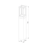 Ландшафтный светильник Elektrostandard Frame1529 TECHNO LED