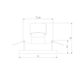 Встраиваемый светильник Elektrostandard Flood 122 MR16
