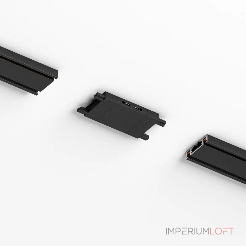 Четырёхсторонний соединитель для накладного шинопровода чёрный Elektrostandard flat magnetic a063738 Четырёхсторонний соединитель для накладного шинопровода чёрный Elektrostandard flat magnetic a063738