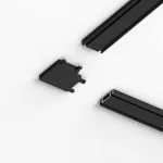 Четырёхсторонний соединитель для накладного шинопровода чёрный Elektrostandard flat magnetic a063738
