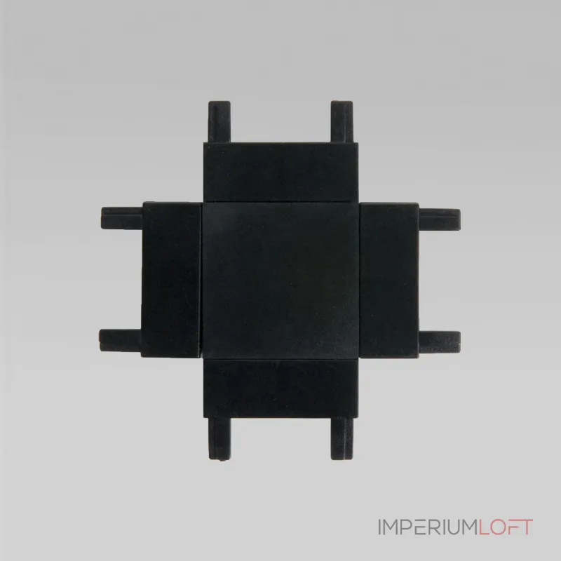 Четырёхсторонний соединитель для накладного шинопровода чёрный Elektrostandard flat magnetic a063738 Четырёхсторонний соединитель для накладного шинопровода чёрный Elektrostandard flat magnetic a063738