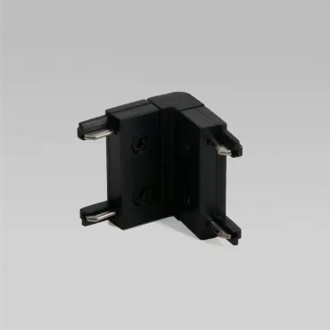 Коннектор угловой внутренний для накладного шинопровода черный Elektrostandard flat magnetic a063737