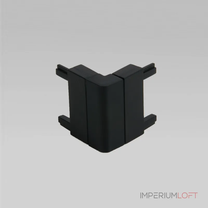 Коннектор угловой внутренний для накладного шинопровода черный Elektrostandard flat magnetic a063737