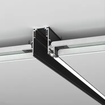Шинопровод встраиваемый с местом под светодиодную ленту Elektrostandard slim magnetic a063990