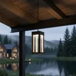 Уличный подвесной светильник Elektrostandard Frame 1528 TECHNO LED