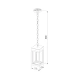 Уличный подвесной светильник Elektrostandard Frame 1528 TECHNO LED