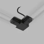 Соединитель электрический коннектор угловой с вводом питания для однофазного шинопровода Elektrostandard Basic System a071303 от ImperiumLoft