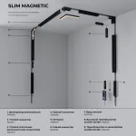 Трековый светильник Elektrostandard Slim Magnetic 10W 4000K (черный) 85532/01 a071515