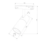 Трековый светильник Elektrostandard Slim Magnetic a059185