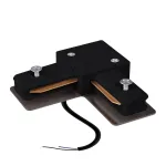 Соединитель электрический коннектор угловой с вводом питания для однофазного шинопровода Elektrostandard Basic System a071303 от ImperiumLoft