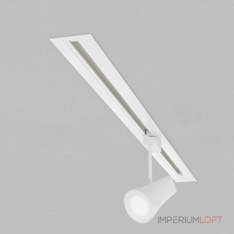 Встраиваемый шинопровод 1м с вводом питания и заглушкой Elektrostandard track rail wh recessed a057095