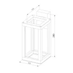 Уличный настенный светильник Elektrostandard Frame 1527 TECHNO LED