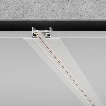 Встраиваемый шинопровод 1м с вводом питания и заглушкой Elektrostandard track rail wh recessed a057095