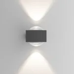 Уличный настенный светильник со светодиодами Elektrostandard Lenses a070452