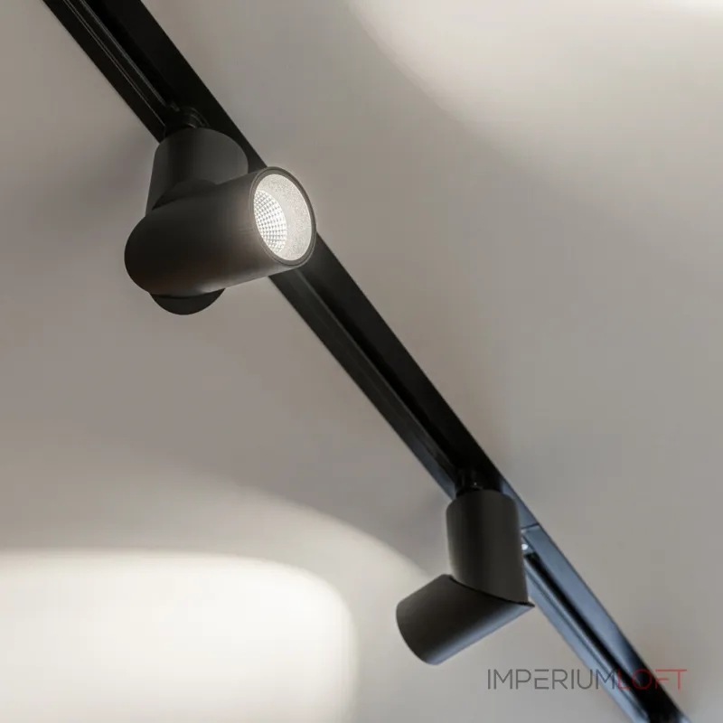 Встраиваемый шинопровод 1м с вводом питания и заглушкой Elektrostandard track rail bk recessed a057091