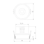 Встраиваемый Светильник Elektrostandard Forte 25071/LED