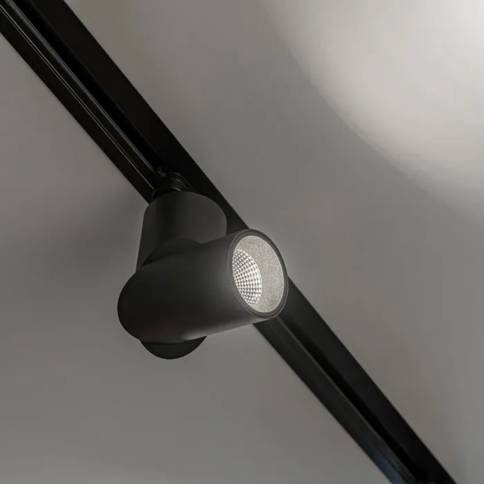Встраиваемый шинопровод 1м с вводом питания и заглушкой Elektrostandard track rail bk recessed a057091 от ImperiumLoft