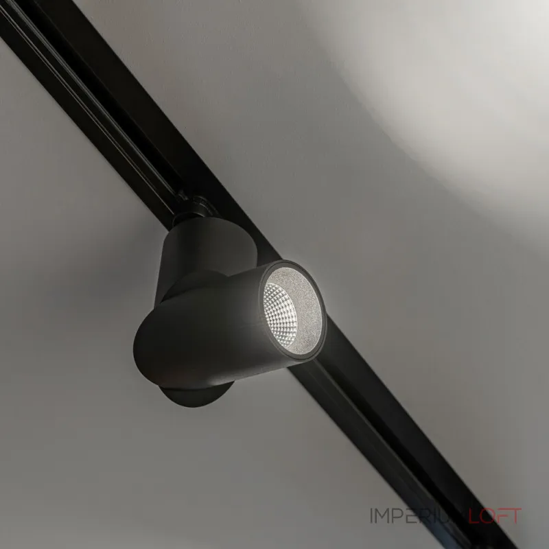 Встраиваемый шинопровод 1м с вводом питания и заглушкой Elektrostandard track rail bk recessed a057091